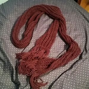 Forever 21 purple knit scarf